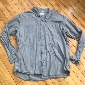 Light gray Columbia button up